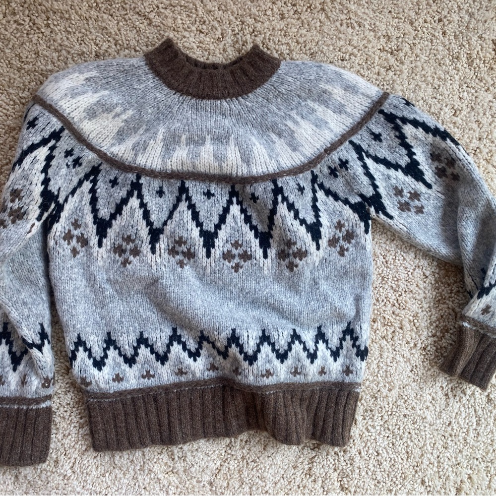 Faherty Nordic Pattern Sweater